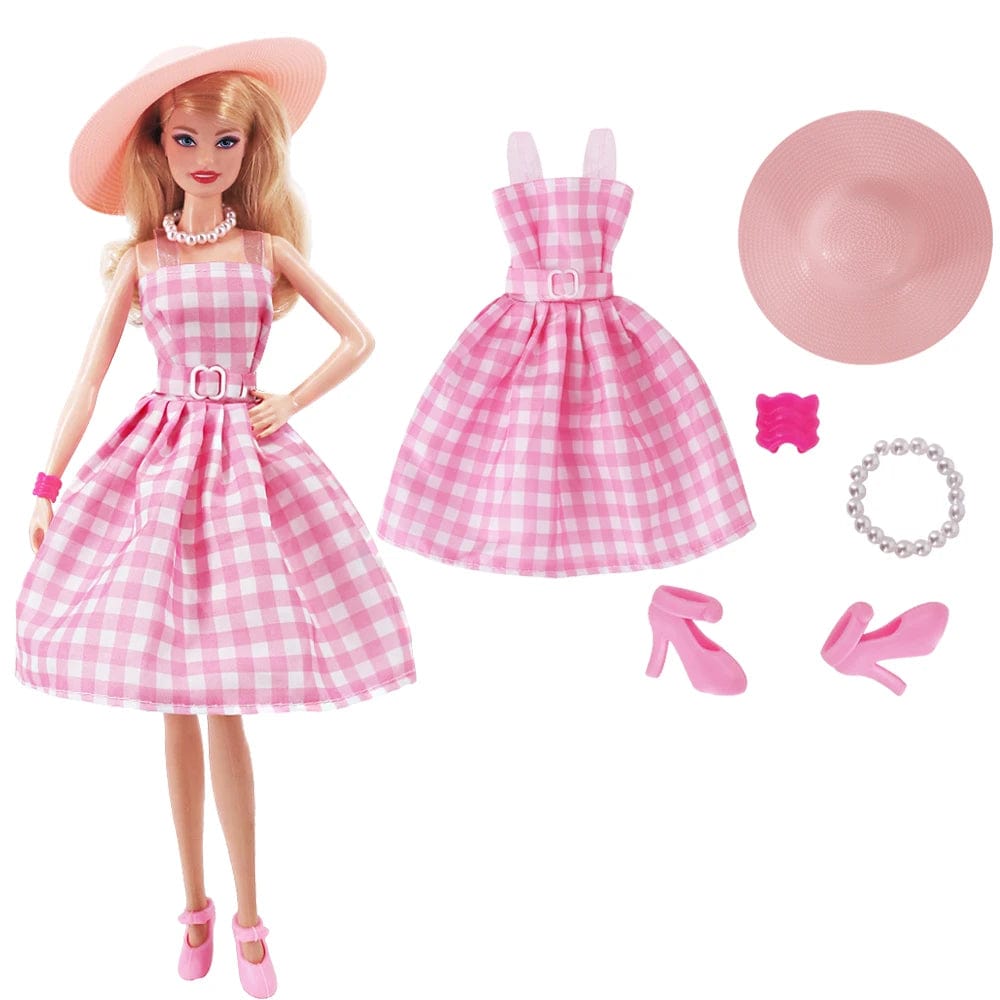 Planet Gates Pretty Doll Longuette Evening Dress For Barbie Doll Clothes Accessories,Toys For Girls,Birthday Present  Christmas Gift