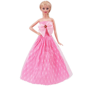 Planet Gates Pretty Doll Longuette Evening Dress For Barbie Doll Clothes Accessories,Toys For Girls,Birthday Present  Christmas Gift