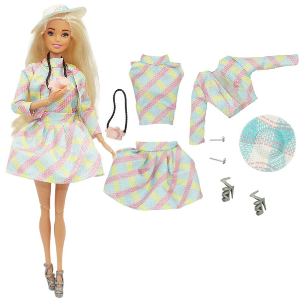 Planet Gates Pretty Doll Longuette Evening Dress For Barbie Doll Clothes Accessories,Toys For Girls,Birthday Present  Christmas Gift