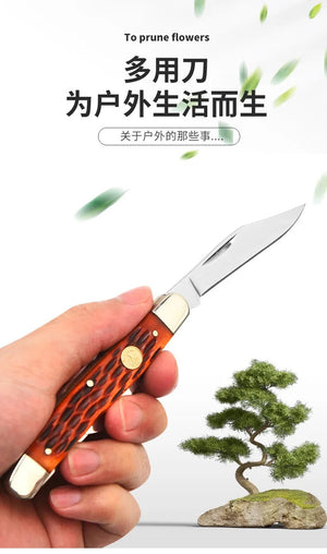 Planet Gates Primary color Grafting knife tool Fruit tree seedlings  bud cutting wood tree gardening bonsakes flesh-rich cutting knife