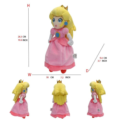 Planet Gates Princess Peach-1 Mario Princess Peach Daisy Toadette Rosalina Pauline Baby Princess Toys Mario Plush Stuffed Animal Doll Birthday Gifts