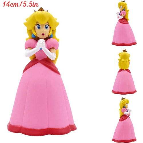 Planet Gates Princess Peach 6 Styles Mario Bros Princess Peach Rosalina Daisy Action Figures Toys Cute Anime Pauline Creative Collectible PVC Model Dolls