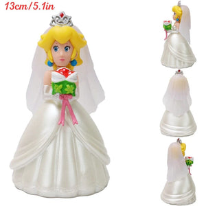 Planet Gates princess peach 6 Styles Mario Bros Princess Peach Rosalina Daisy Action Figures Toys Cute Anime Pauline Creative Collectible PVC Model Dolls