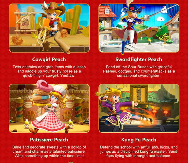 Planet Gates Princess Peach : Showtime! Nintendo Switch Game Deals 100% Official Original Physical Game Card for Nintendo Switch OLED Lite