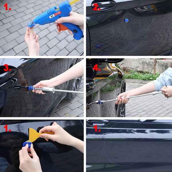 Planet Gates Professional Car Dent Repair Tools Paintless Dent Repair Kit Auto Body Dent Removal Remover Kits Dent Puller for Car Workshops