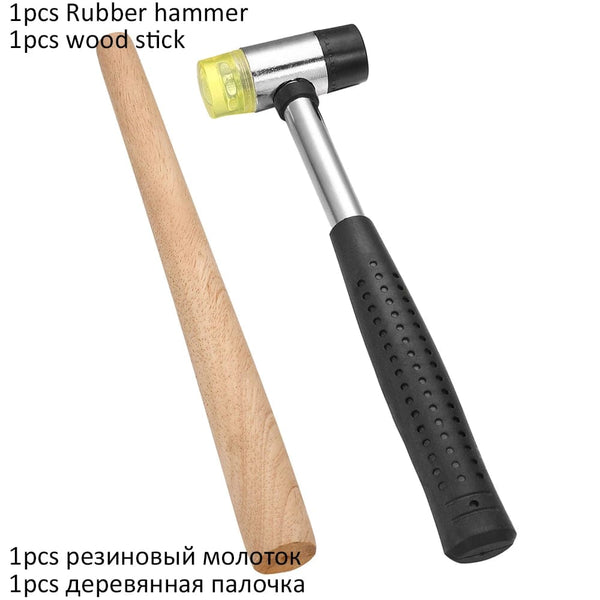 Planet Gates Professional Ring Enlarger Stick Mandrel Handle Hammers Ring Sizer Finger Measuring Stick For DIY Jewelry Making Measuring Tools