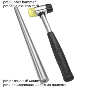 Planet Gates Professional Ring Enlarger Stick Mandrel Handle Hammers Ring Sizer Finger Measuring Stick For DIY Jewelry Making Measuring Tools