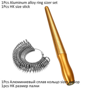 Planet Gates Professional Ring Enlarger Stick Mandrel Handle Hammers Ring Sizer Finger Measuring Stick For DIY Jewelry Making Measuring Tools