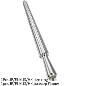 Planet Gates Professional Ring Enlarger Stick Mandrel Handle Hammers Ring Sizer Finger Measuring Stick For DIY Jewelry Making Measuring Tools