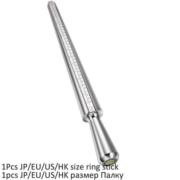 Planet Gates Professional Ring Enlarger Stick Mandrel Handle Hammers Ring Sizer Finger Measuring Stick For DIY Jewelry Making Measuring Tools