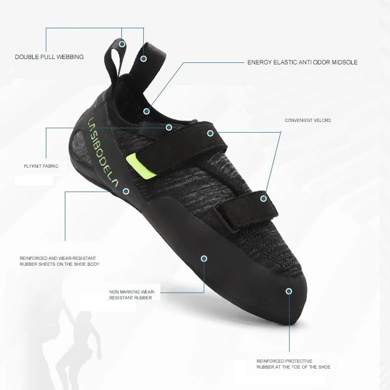 Planet Gates Professional Rock-Climbing shoes indoor outdoor climbing shoes beginners entry-level Rock-Climbing bouldering training shoes