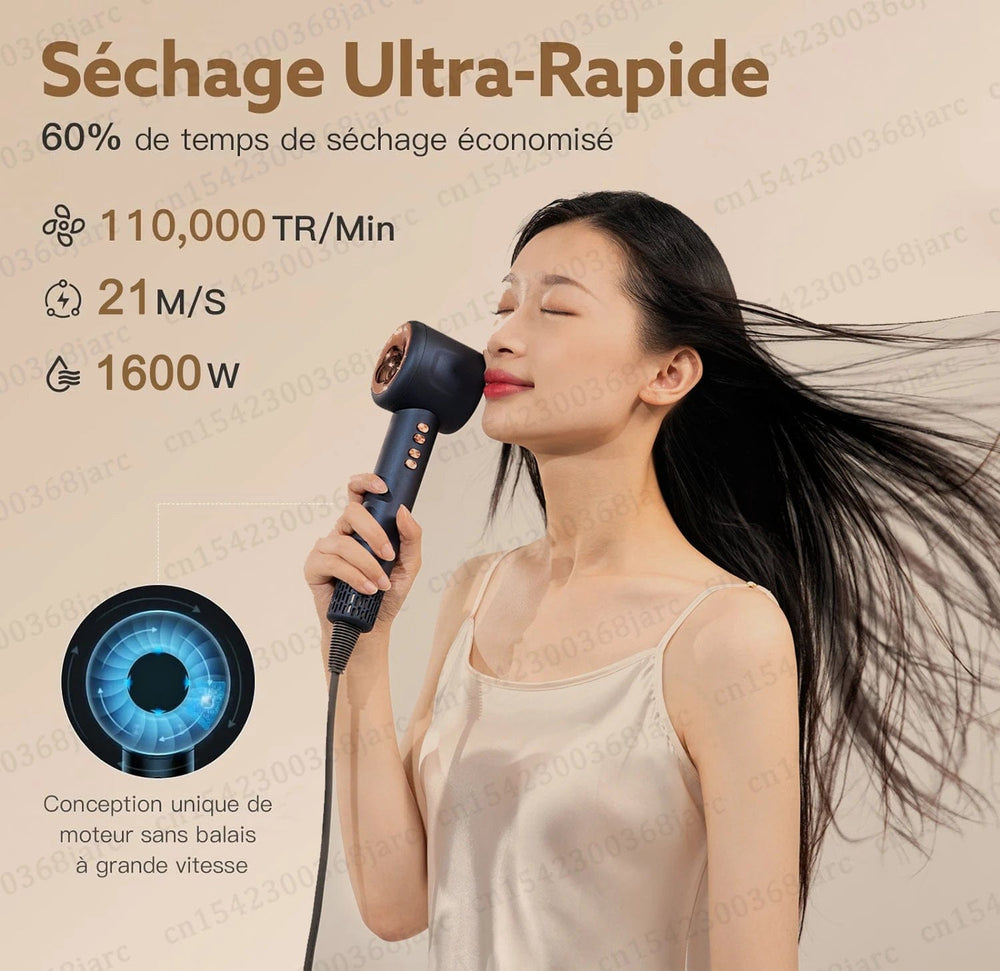 Planet Gates Professional Super Hair Dryer Negative Ion Quick Dry Leafless Hair dryers Salon Home Appliances Constant Temperature Hair Care