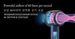 Planet Gates Professional Super Hair Dryer Negative Ion Quick Dry Leafless Hair dryers Salon Home Appliances Constant Temperature Hair Care