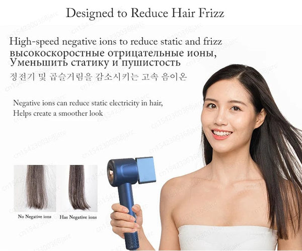 Planet Gates Professional Super Hair Dryer Negative Ion Quick Dry Leafless Hair dryers Salon Home Appliances Constant Temperature Hair Care