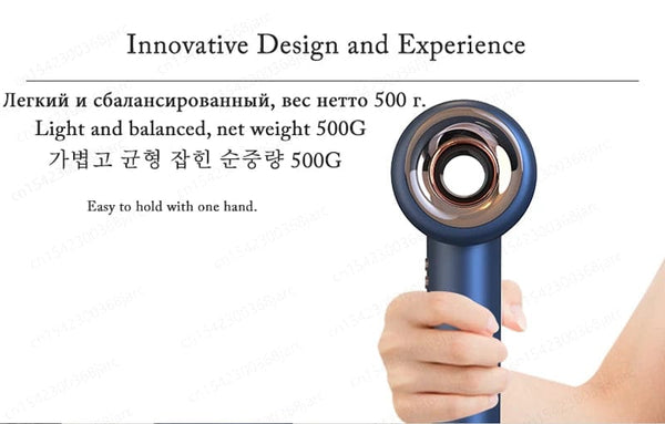 Planet Gates Professional Super Hair Dryer Negative Ion Quick Dry Leafless Hair dryers Salon Home Appliances Constant Temperature Hair Care