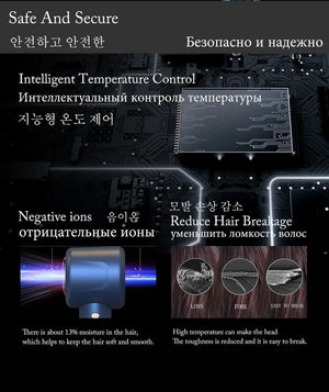 Planet Gates Professional Super Hair Dryer Negative Ion Quick Dry Leafless Hair dryers Salon Home Appliances Constant Temperature Hair Care