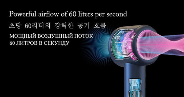Planet Gates Professional Super Hair Dryer Negative Ion Quick Dry Leafless Hair dryers Salon Home Appliances Constant Temperature Hair Care