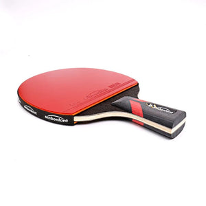 Planet Gates Professional Tennis Table Racket Short Long Handle Carbon Blade Rubber With Double Face Pimples In Ping Pong Rackets With Case