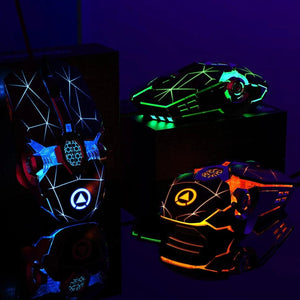 Planet Gates Professional USB Wired Gaming Mouse 6 Button 3200DPI LED Optical Computer Mouse Game Mice Silent Mouse Mause For PC laptop Gamer