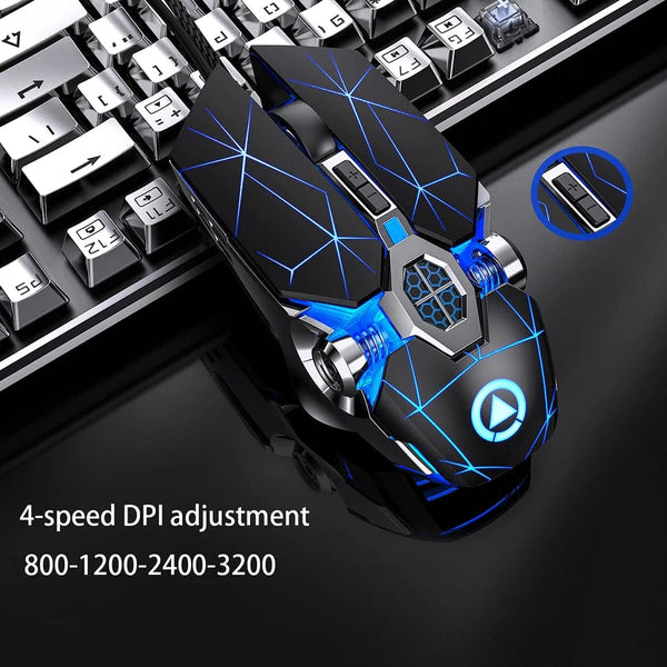 Planet Gates Professional USB Wired Gaming Mouse 6 Button 3200DPI LED Optical Computer Mouse Game Mice Silent Mouse Mause For PC laptop Gamer