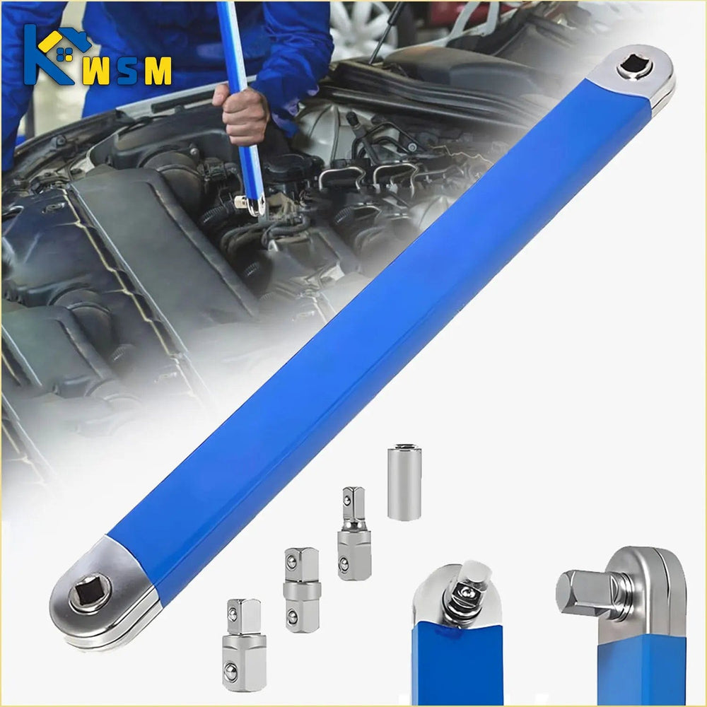 Planet Gates Professional Zero Offset Extension Wrench 2024 Tight Space Extension Tool 1/2 in. 1/4 in. 3/8 in. Auto Repair Tool Home Tool Set