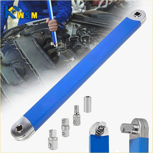Planet Gates Professional Zero Offset Extension Wrench 2024 Tight Space Extension Tool 1/2 in. 1/4 in. 3/8 in. Auto Repair Tool Home Tool Set
