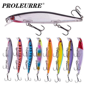 Planet Gates Proleurre Fishing Lures 11cm 13.8g Sinking Minnow Wobblers Plastic Artificial Baits With Hook for Bass Pike Carp Swimbait Tackle