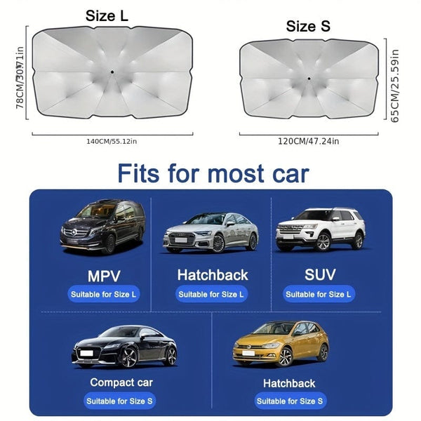 Planet Gates Protect Your Car From The Sun With This Universal Windshield Sun Visor!
