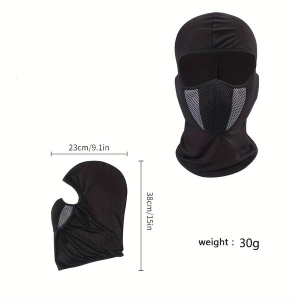 Planet Gates Protect Yourself In Style: Outdoor UV Protection Mesh Face Shield For Cycling & Motorcycling
