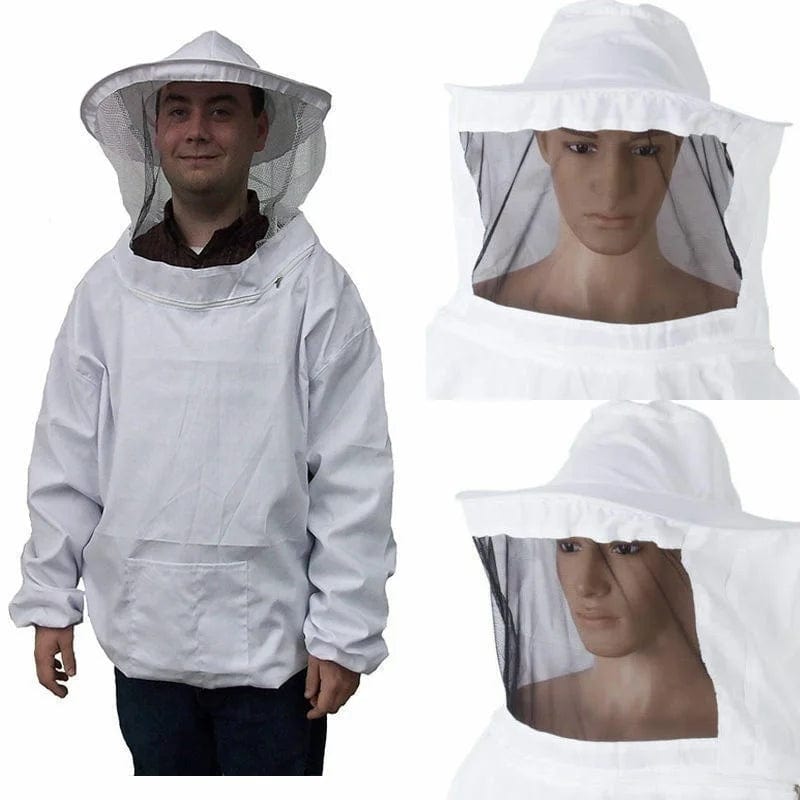 Planet Gates Protective Beekeeping Jacket Veil Smock Equipment BeeKeeping Hat Sleeve Suit Beekeeping Suit