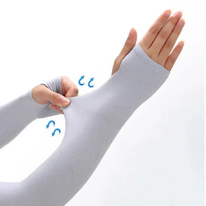 Planet Gates Protective Gloves Uv Arm Sleeves for Sunscreen Arms Bicycle Skiing Unisex Style Keep Warm Support Ladies Men Sports