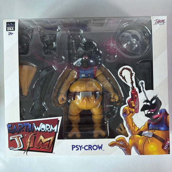 Planet Gates psy-crow In Stock PDNA 1/12 Earthworm Jim Psy Crow bob the killer Action Figure Collectible Toy Gift