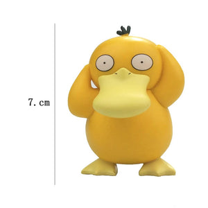 Planet Gates Psyduck / 5-8cm 4Pcs Pokemon Pikachu Anime Figure Toys PVC Cake Car Decoration Ornaments  Action Figure For Children Birthday Christmas Gifts