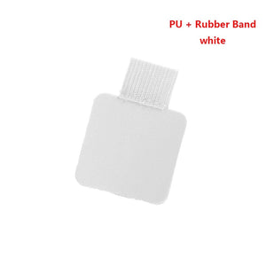 Planet Gates PU-white 1Pc Metal Leather Pen Holder Brass Stainless Steel Pencil Clip Vintage Dairy Notebook Pen Holder Spiral Loose Leaf Memo Clip