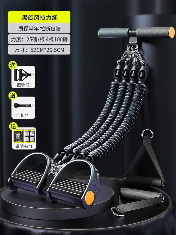 Planet Gates Pull 100 pounds Pedal Type Tensioner Multifunctional Tension Device for men's Fitness,Back, Abdomen, and Abdominal Muscle Training, Pull Rope