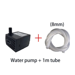 Planet Gates pump with 1m tube / 3W 110V/220V 2.5W/3W/4W/5W Ultra-Quiet Submersible Water Fountain Pump Filter Fish Pond Aquarium Water Pump Tank Garden Fountain