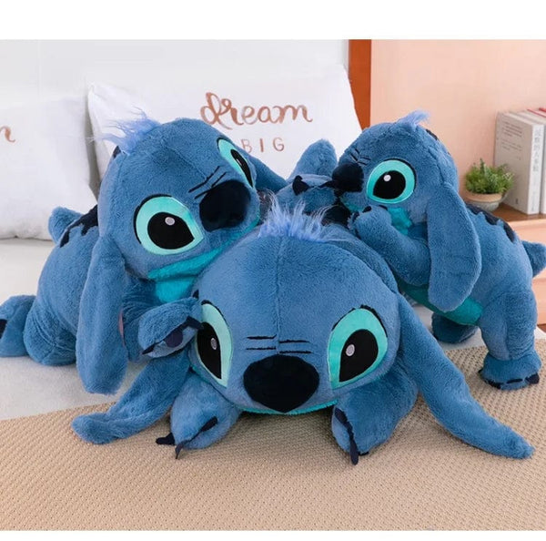 Planet Gates Puppy Stitch Doll Blue Stitch Plush Long Pillow Toys Girl Sleeping Leg Clamping Plushies Doll Children's Birthday Pillow Gift
