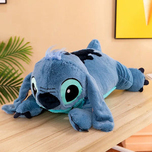 Planet Gates Puppy Stitch Doll Blue Stitch Plush Long Pillow Toys Girl Sleeping Leg Clamping Plushies Doll Children's Birthday Pillow Gift