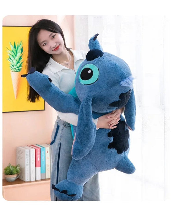 Planet Gates Puppy Stitch Doll Blue Stitch Plush Long Pillow Toys Girl Sleeping Leg Clamping Plushies Doll Children's Birthday Pillow Gift