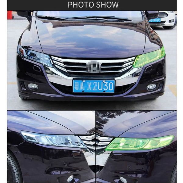 Planet Gates purple 11 color Car Light Headlight Taillight Tint Vinyl Film Sticker Sheet Fog Light Rear Lamp Matt Smoke Film 30x60cm