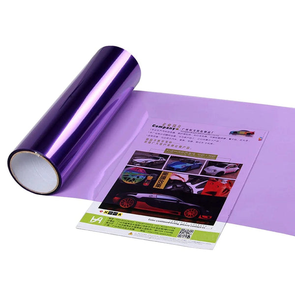 Planet Gates purple 11 color Car Light Headlight Taillight Tint Vinyl Film Sticker Sheet Fog Light Rear Lamp Matt Smoke Film 30x60cm