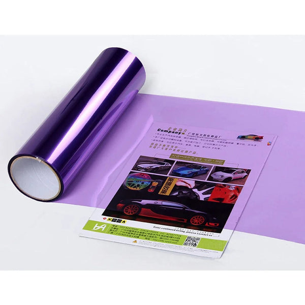 Planet Gates purple 11 color Car Light Headlight Taillight Tint Vinyl Film Sticker Sheet Fog Light Rear Lamp Matt Smoke Film 30x60cm