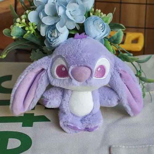 Planet Gates Purple 16cm Disney Stitch Doll Keychain Plush Toy Backpack Pendant  Anime Lilo & Stitch Children's Toy Soft Comfortable Stuffed Doll