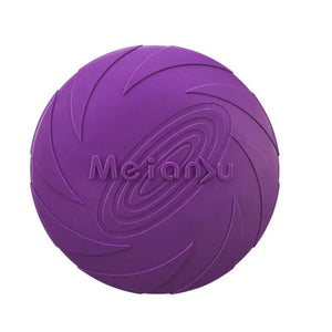 Planet Gates PURPLE / 18CM OUZEY Bite Resistant Flying Disc Toys For Dog Multifunction Pet Puppy Training Toys Outdoor Interactive Game Pet Dogs Products