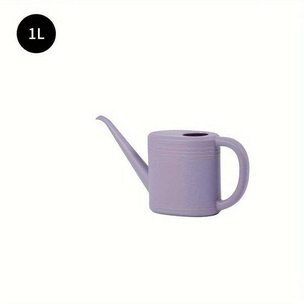 Planet Gates Purple / 1L 1pc Portable Plastic Watering Can For Indoor Plants, Flower Watering Can Outdoor For Plants Flower, Indoor Long Spout, 1L/2L