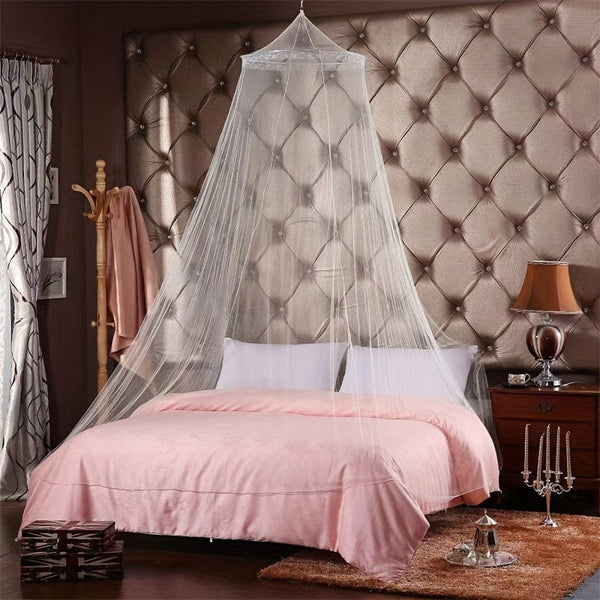 Planet Gates Purple 1pc Purple Dome Mosquito Net, Household Mosquito Net, Free Installation, Large Space, Available In All Seasons, Bedroom Mosquito Net