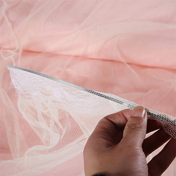 Planet Gates Purple 1pc Purple Dome Mosquito Net, Household Mosquito Net, Free Installation, Large Space, Available In All Seasons, Bedroom Mosquito Net