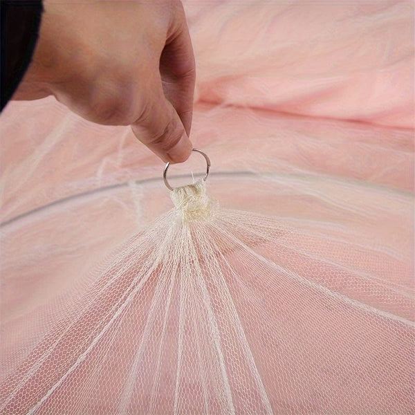 Planet Gates Purple 1pc Purple Dome Mosquito Net, Household Mosquito Net, Free Installation, Large Space, Available In All Seasons, Bedroom Mosquito Net