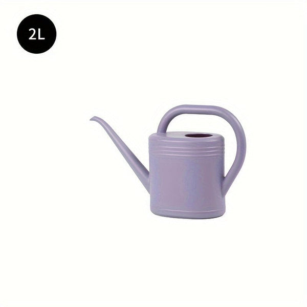 Planet Gates Purple / 2L 1pc Portable Plastic Watering Can For Indoor Plants, Flower Watering Can Outdoor For Plants Flower, Indoor Long Spout, 1L/2L