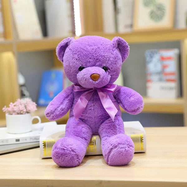 Planet Gates Purple / 30CM Cute Teddy Bear Plush Soft Stuffed Bear Animal Toy Plushie Kawaii Cat Baby Sleeping Toys Home Decor For Kids Girl Gifts